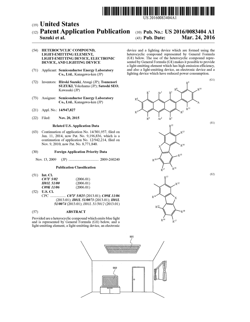 Heterocyclic Compound, Light-Emitting Element, Light-Emitting Device,     Electronic Device, and Lighting Device - diagram, schematic, and image 01