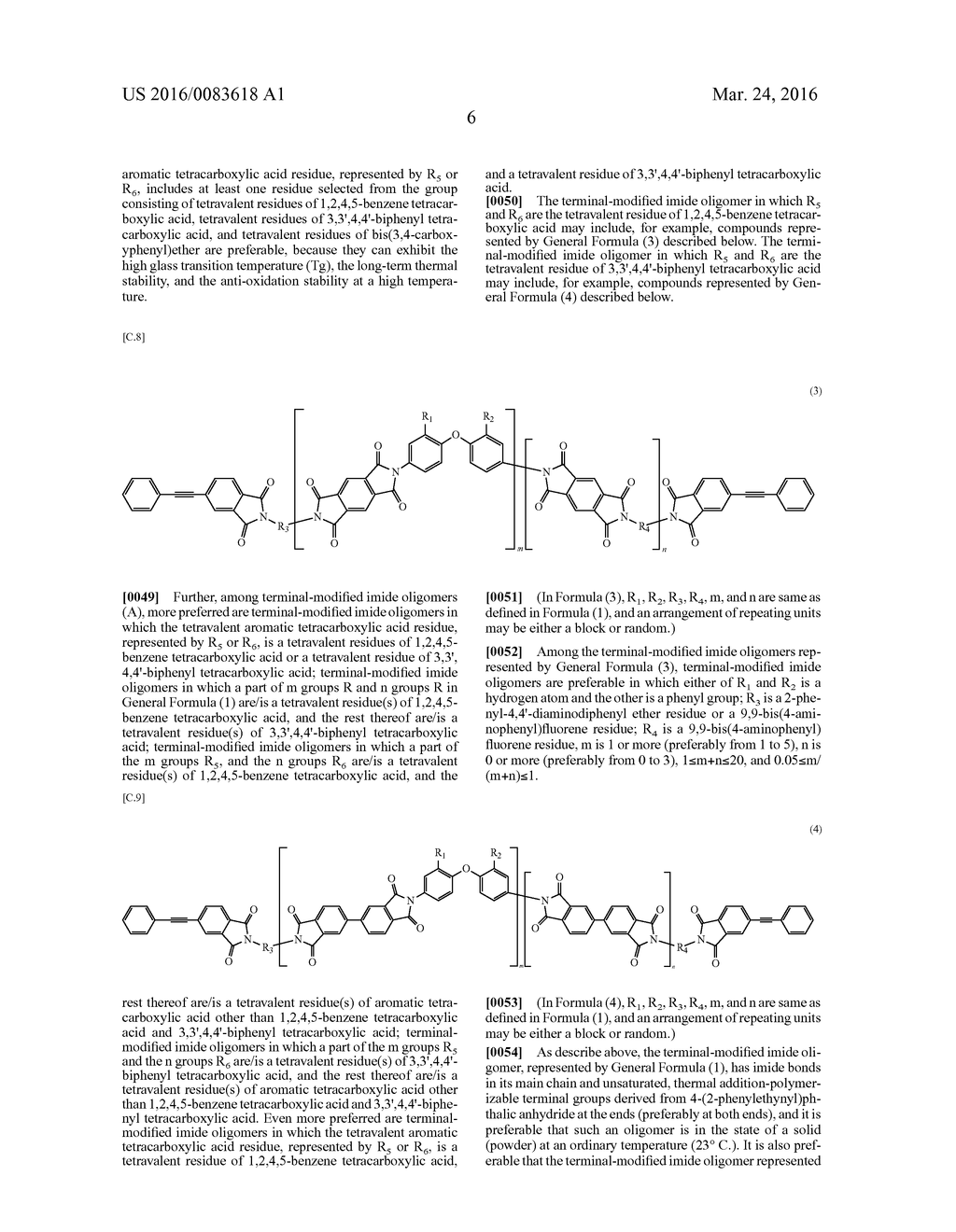 POLYIMIDE RESIN COMPOSITION AND VARNISH PRODUCED FROM TERMINAL-MODIFIED     IMIDE OLIGOMER PREPARED USING 2-PHENYL-4,4'-DIAMINODIPHENYL ETHER AND     THERMOPLASTIC AROMATIC POLYIMIDE PREPARED USING OXYDIPHTHALIC ACID,     POLYIMIDE RESIN COMPOSITION MOLDED ARTICLE AND PREPREG HAVING EXCELLENT     HEAT RESISTANCE AND MECHANICAL CHARACTERISTIC, AND FIBER-REINFORCED     COMPOSITE MATERIAL THEREOF - diagram, schematic, and image 07