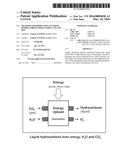 METHODS FOR PRODUCTION OF LIQUID HYDROCARBONS FROM ENERGY, CO2 AND H2O diagram and image