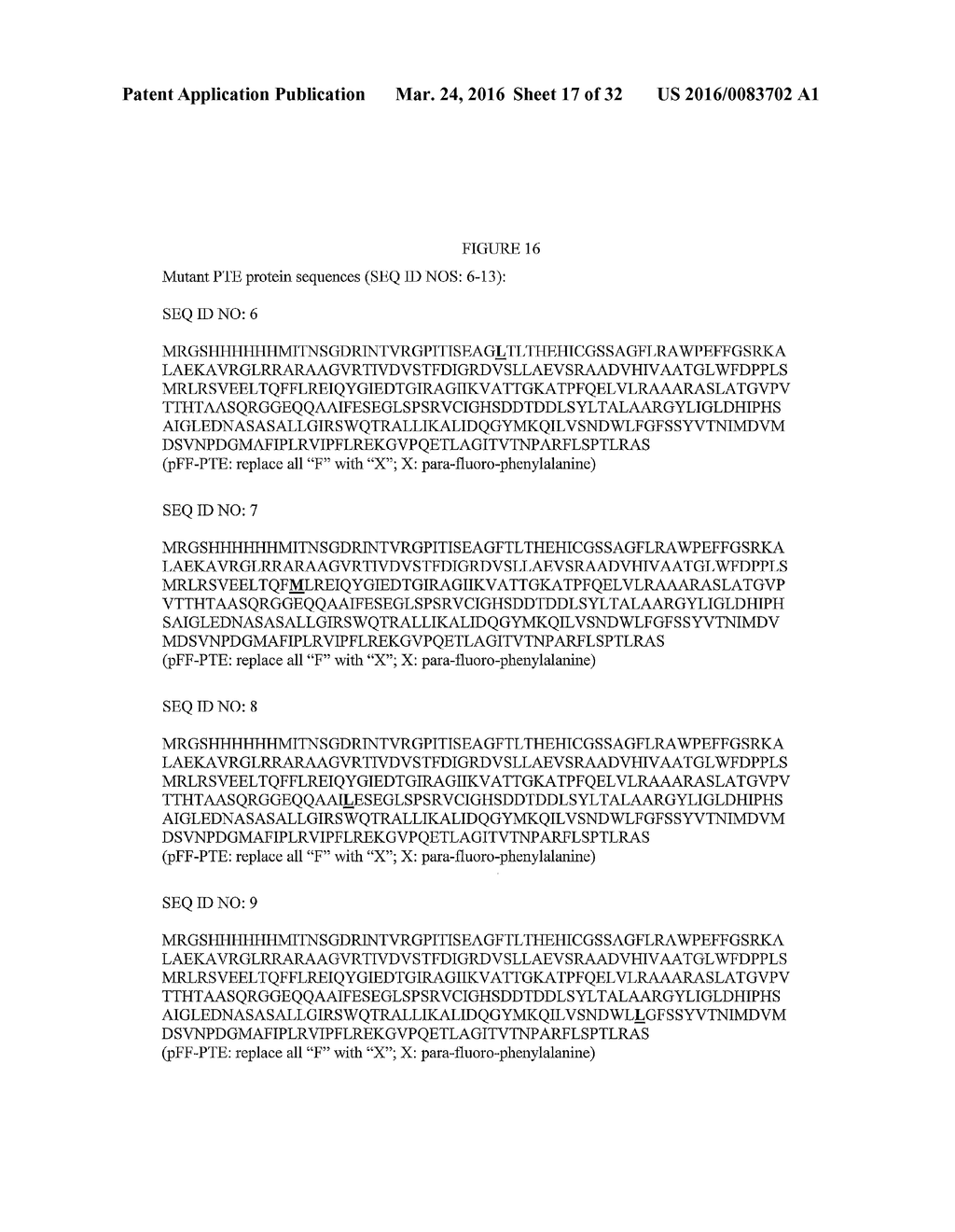 NOVEL PHOSPHOTRIESTERASE ENZYMES, METHODS AND COMPOSITIONS RELATED THERETO - diagram, schematic, and image 18