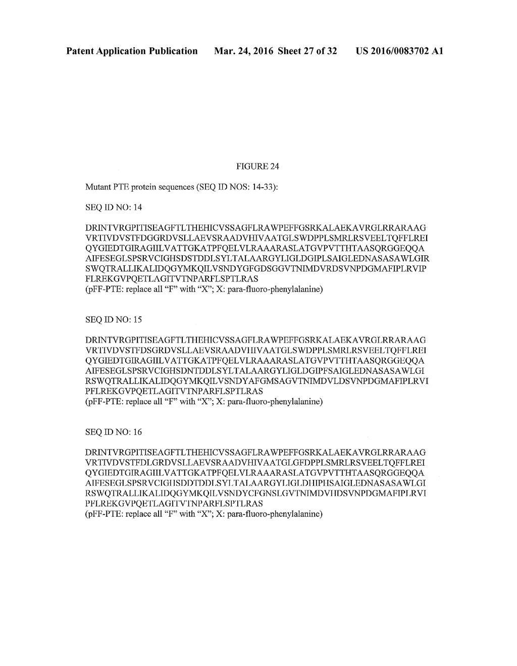 NOVEL PHOSPHOTRIESTERASE ENZYMES, METHODS AND COMPOSITIONS RELATED THERETO - diagram, schematic, and image 28