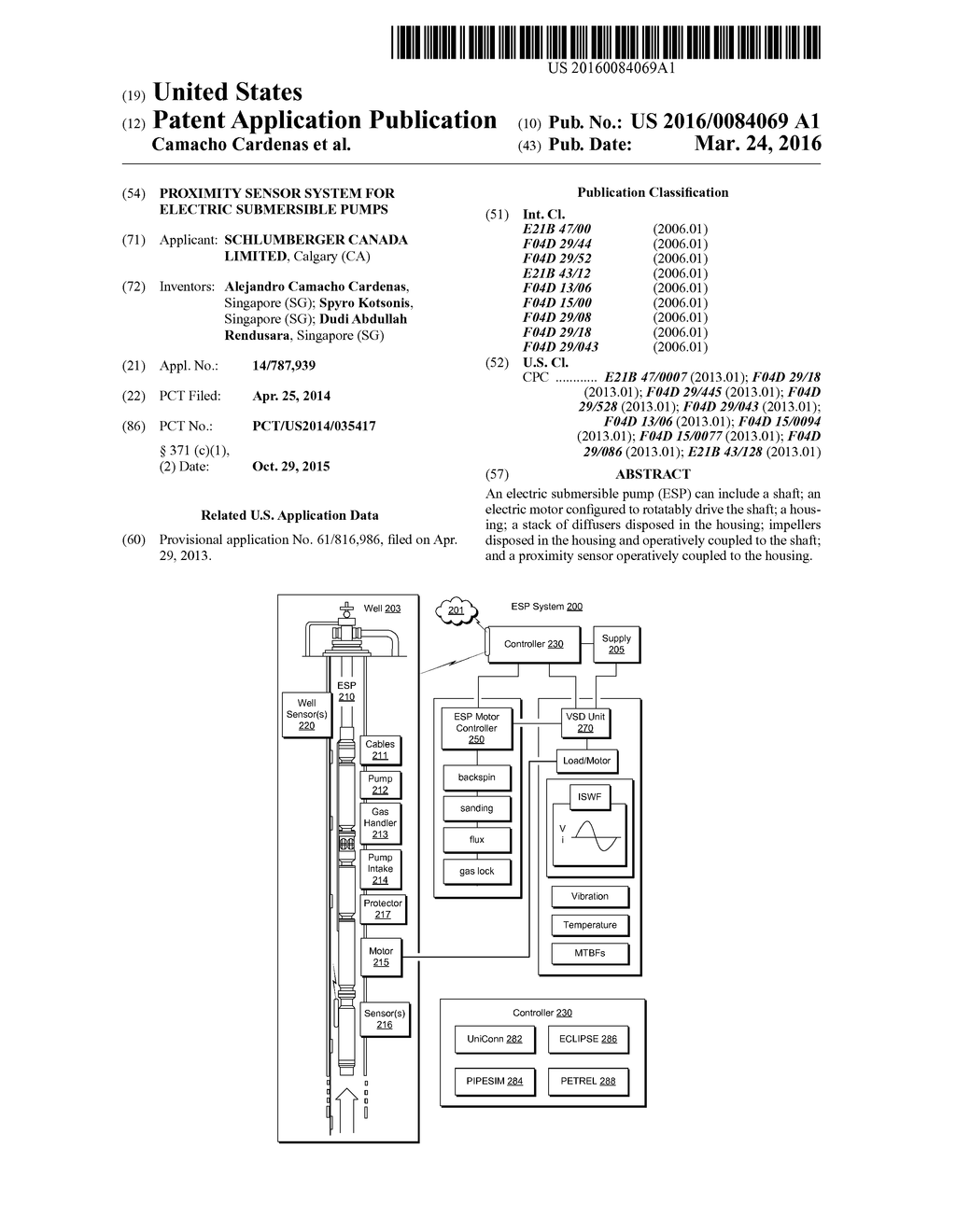 Proximity Sensor System For Electric Submersible Pumps - diagram, schematic, and image 01