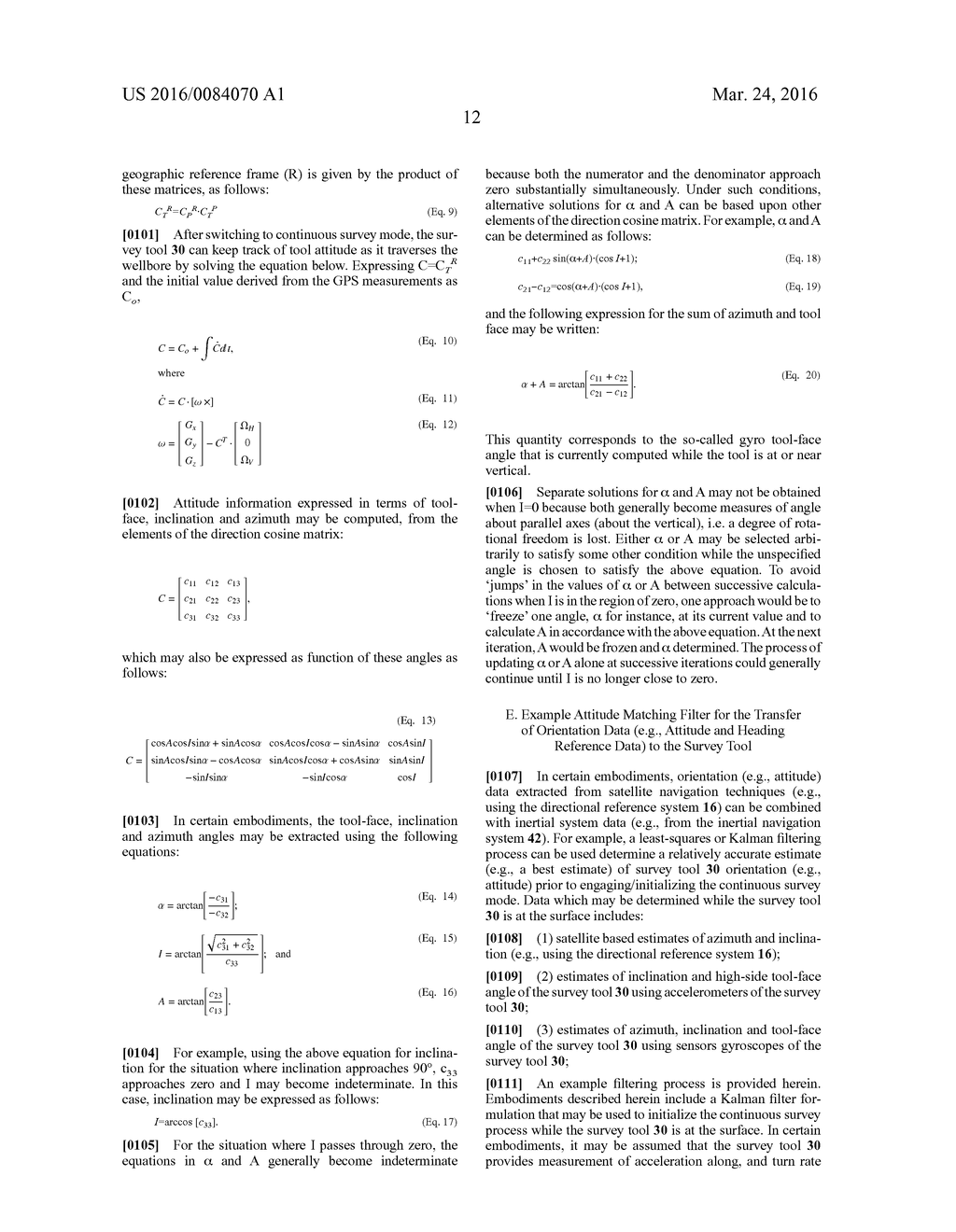 METHOD AND APPARATUS FOR INITIALIZATION OF A WELLBORE SURVEY TOOL - diagram, schematic, and image 44