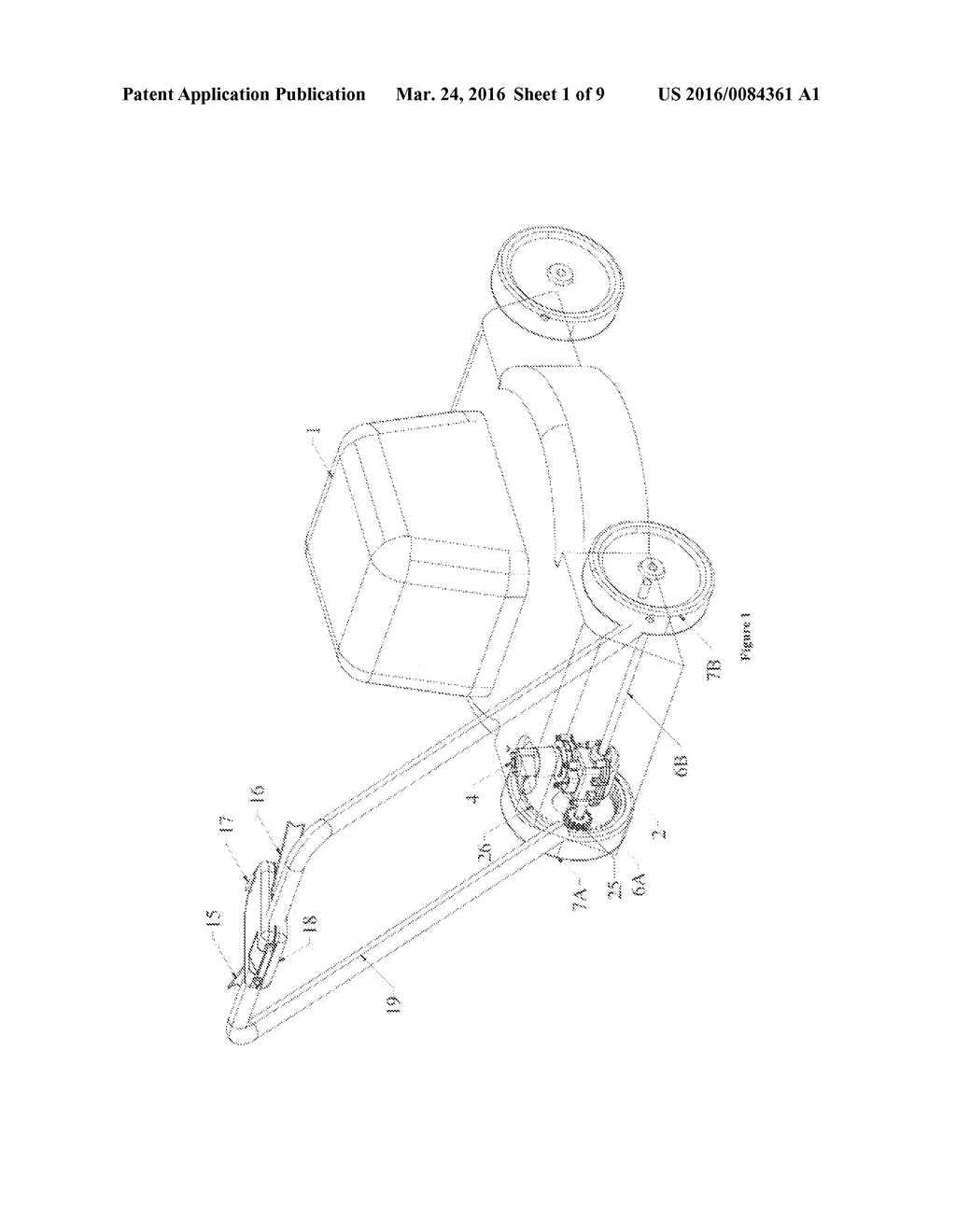 TRANSMISSION FOR A WHEELED VEHICLE WITH A WALKING DRIVER, AND WHEELED     VEHICLE EQUIPPED WITH SUCH A TRANSMISSION - diagram, schematic, and image 02