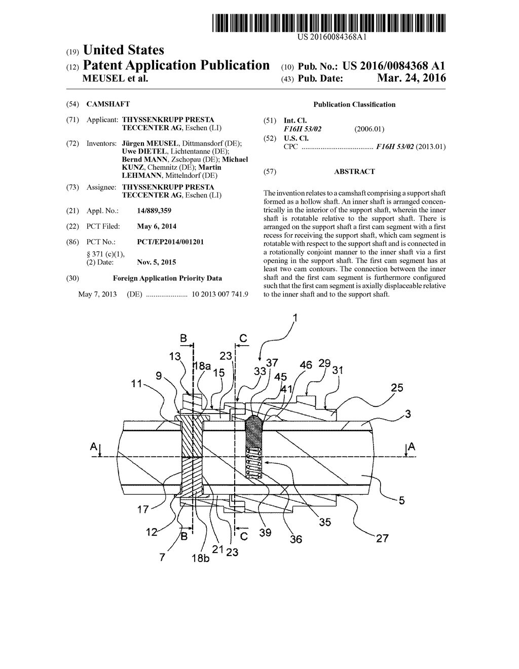 CAMSHAFT - diagram, schematic, and image 01