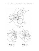 METHOD OF PROVIDING A PREDETERMINED BACKLASH FOR A TRANSMISSION, A METHOD     FOR APPLYING A SHEET OF SPACER MATERIAL TO AT LEAST PART OF AN UPRIGHT     SIDEWALL OF A FIRST TOOTHED GEAR diagram and image