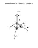 STEPLESS RAPID EXTENDABLE MULTIPOD WITH BUILT-IN POWER SUPPLY diagram and image