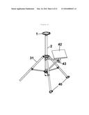 STEPLESS RAPID EXTENDABLE MULTIPOD WITH BUILT-IN POWER SUPPLY diagram and image