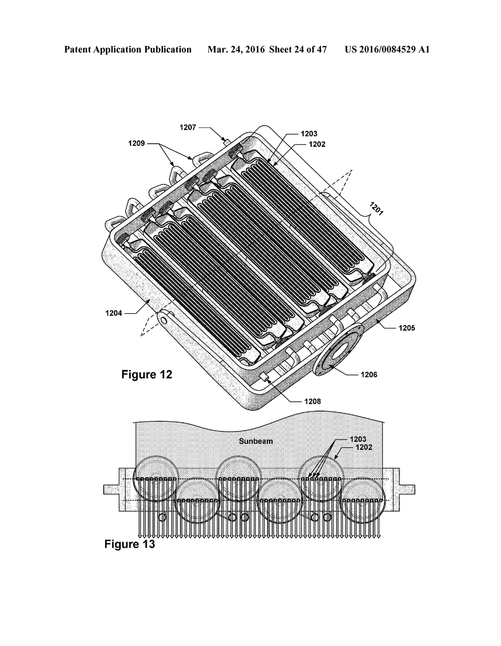 APPARATUS AND METHOD FOR HIGH EFFICIENCY FIXED TARGET SOLAR THERMAL     CONCENTRATOR POWER PLANTS - diagram, schematic, and image 25