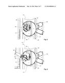 LOW-TEMPERATURE STORAGE DEVICE WITH ROTATING LOCK CHAMBER diagram and image