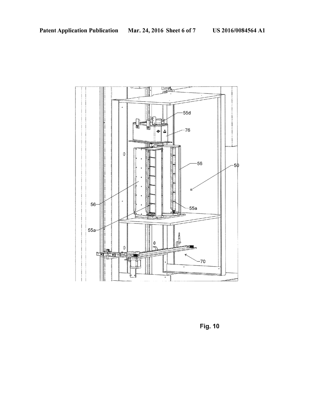 LOW-TEMPERATURE STORAGE DEVICE WITH ROTATING LOCK CHAMBER - diagram, schematic, and image 07