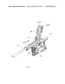 CONVERSION KIT WITH A RAIL SYSTEM FOR A PAINTBALL MARKER HAVING A HINGED     PORTION diagram and image