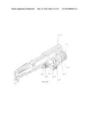 CONVERSION KIT WITH A RAIL SYSTEM FOR A PAINTBALL MARKER HAVING A HINGED     PORTION diagram and image