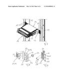 FIBER OPTIC DISTRIBUTION DEVICE MOUNTING BRACKET diagram and image