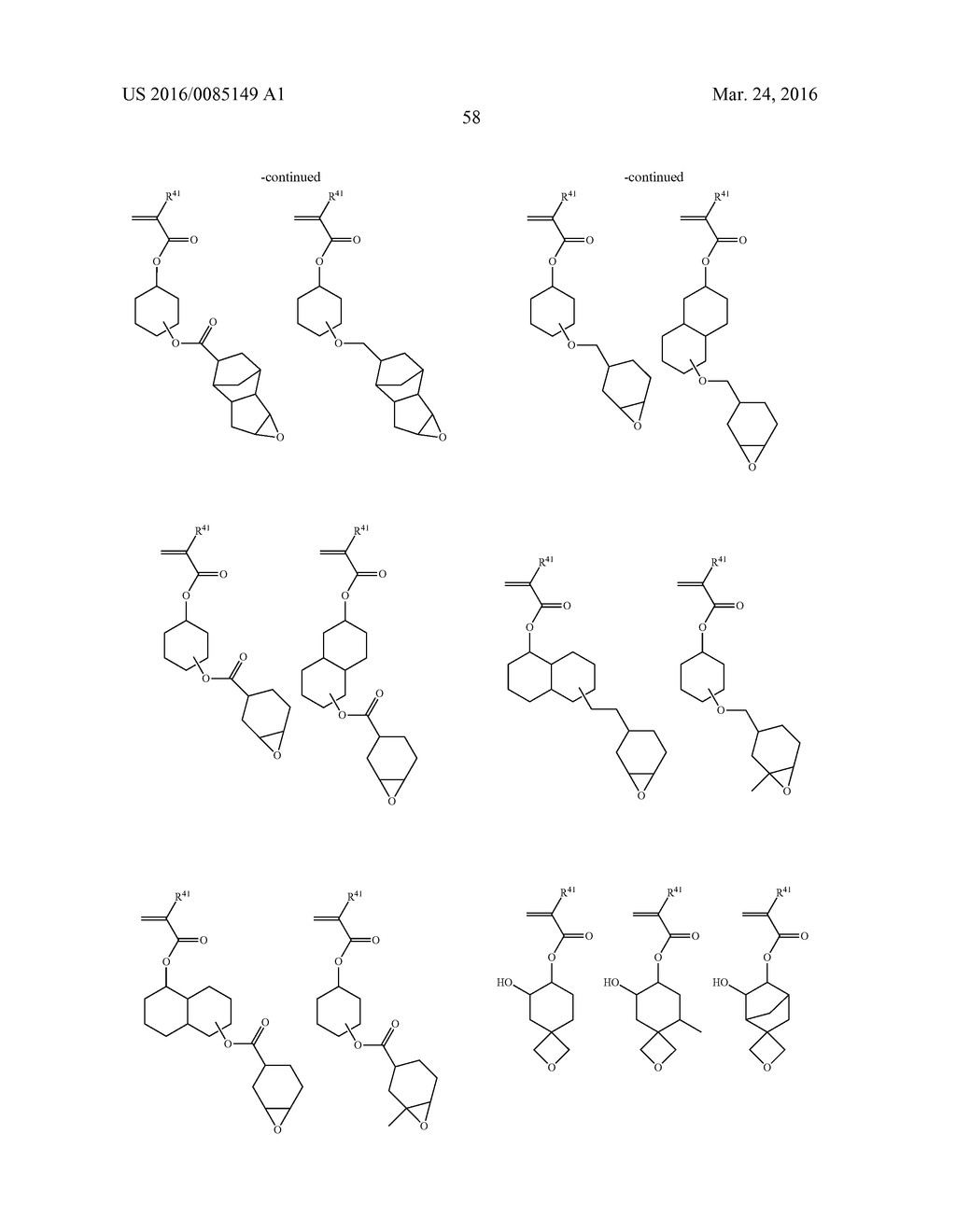 RESIST COMPOSITION AND PATTERNING PROCESS - diagram, schematic, and image 60