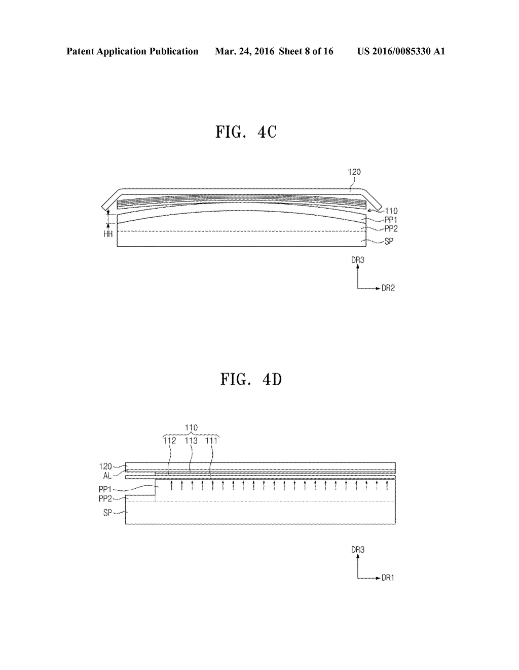 PRESSING PAD FOR ASSEMBLING DISPLAY MODULE AND METHOD OF ASSEMBLING     DISPLAY MODULE - diagram, schematic, and image 09