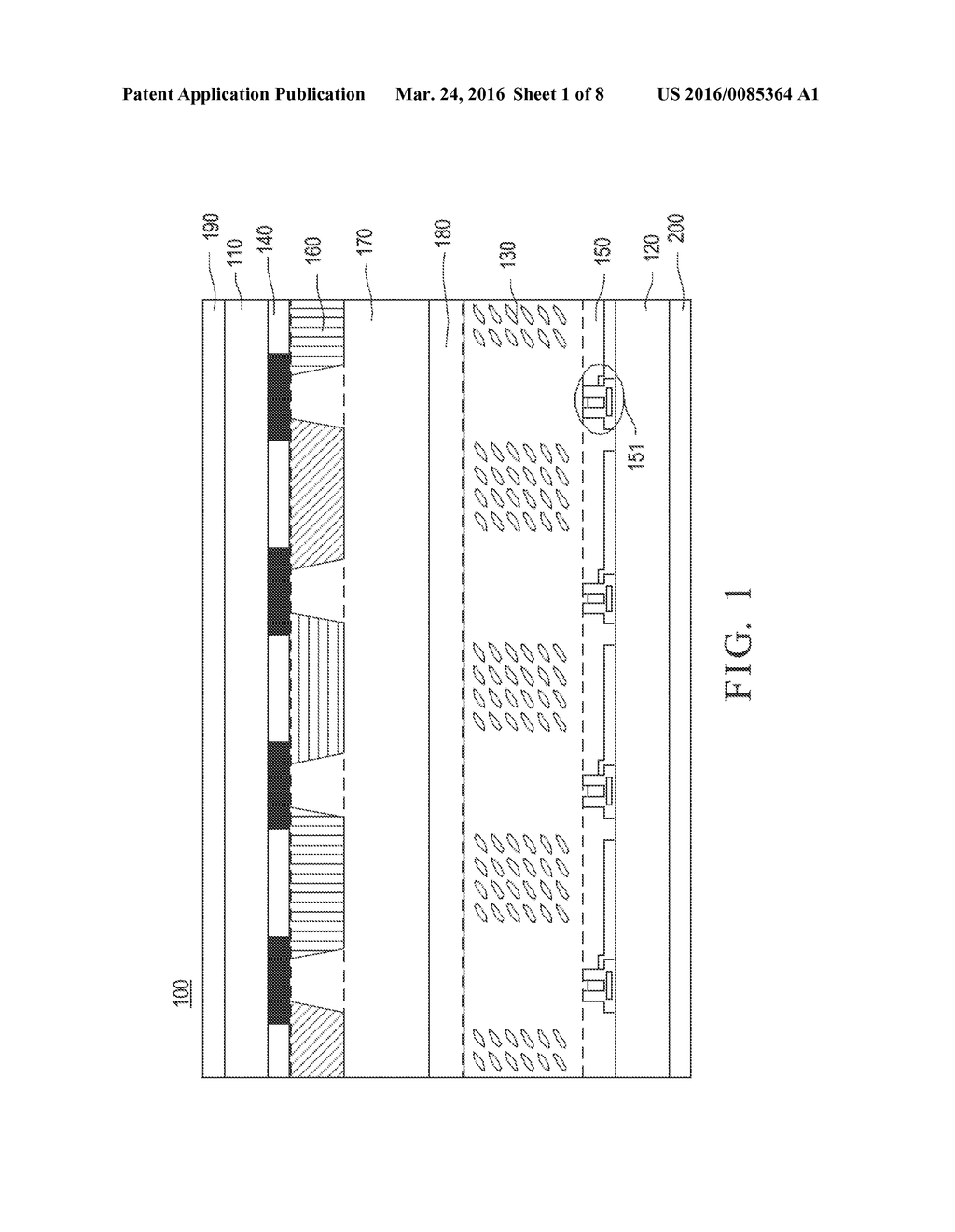 IN-CELL TOUCH DISPLAY STRUCTURE - diagram, schematic, and image 02