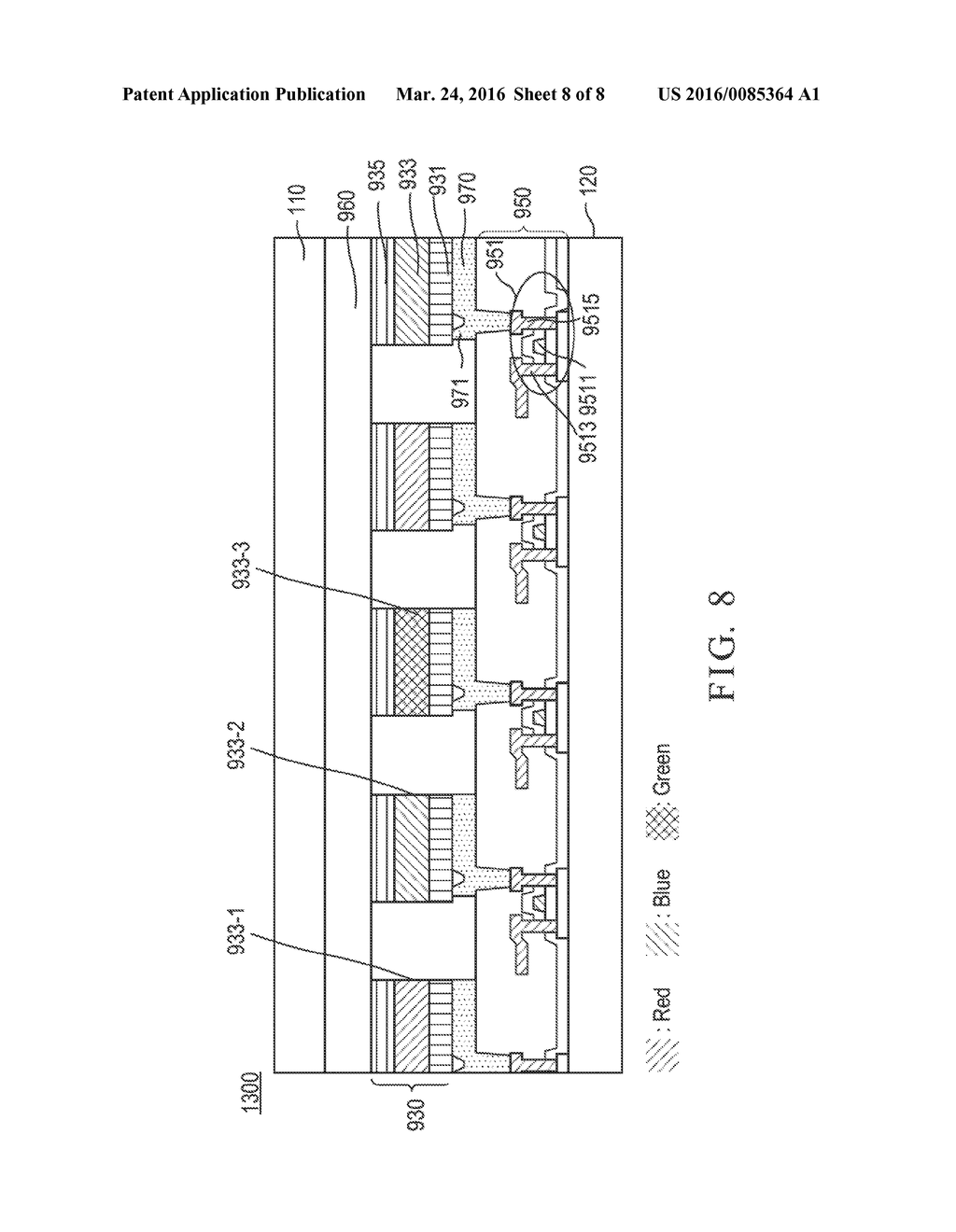 IN-CELL TOUCH DISPLAY STRUCTURE - diagram, schematic, and image 09