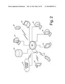 ARRAY OF DOCUMENTS WITH GRAPHICAL LINKS TO GEOGRAPHICAL POSITIONS diagram and image