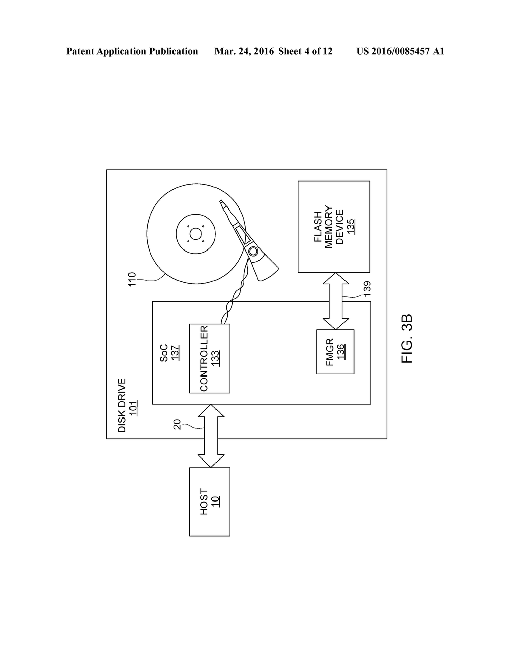 WRITE REORDERING IN A HYBRID DISK DRIVE - diagram, schematic, and image 05