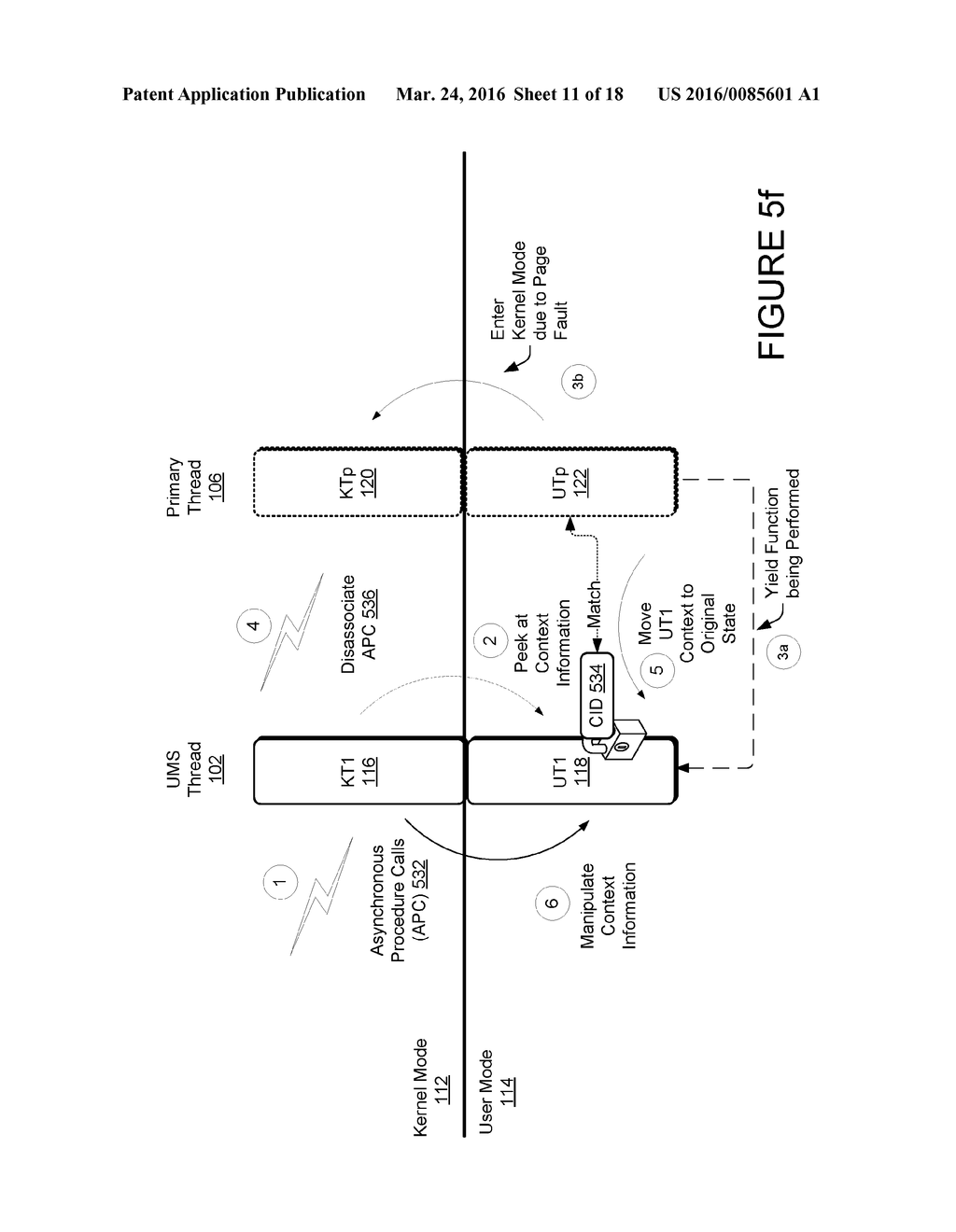 TRANSPARENT USER MODE SCHEDULING ON TRADITIONAL THREADING SYSTEMS - diagram, schematic, and image 12