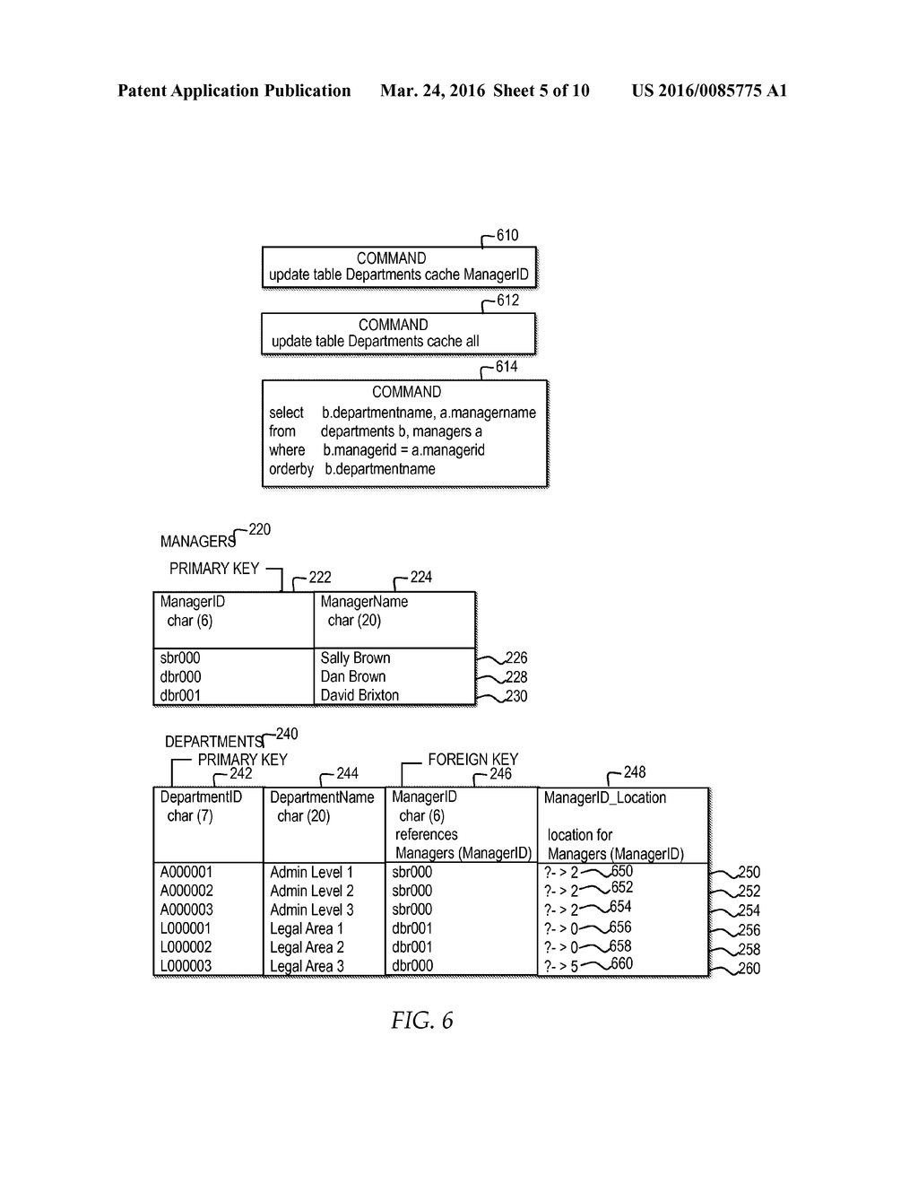 MANAGING RECORD LOCATION LOOKUP CACHING IN A RELATIONAL DATABASE - diagram, schematic, and image 06