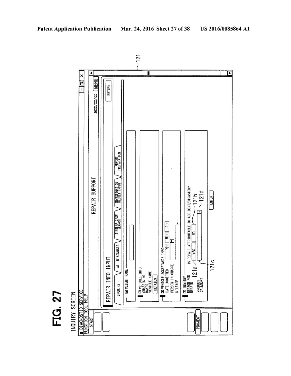 VEHICLE-REPAIR SUPPORT SYSTEM, SERVER, AND COMPUTER PROGRAM - diagram, schematic, and image 28