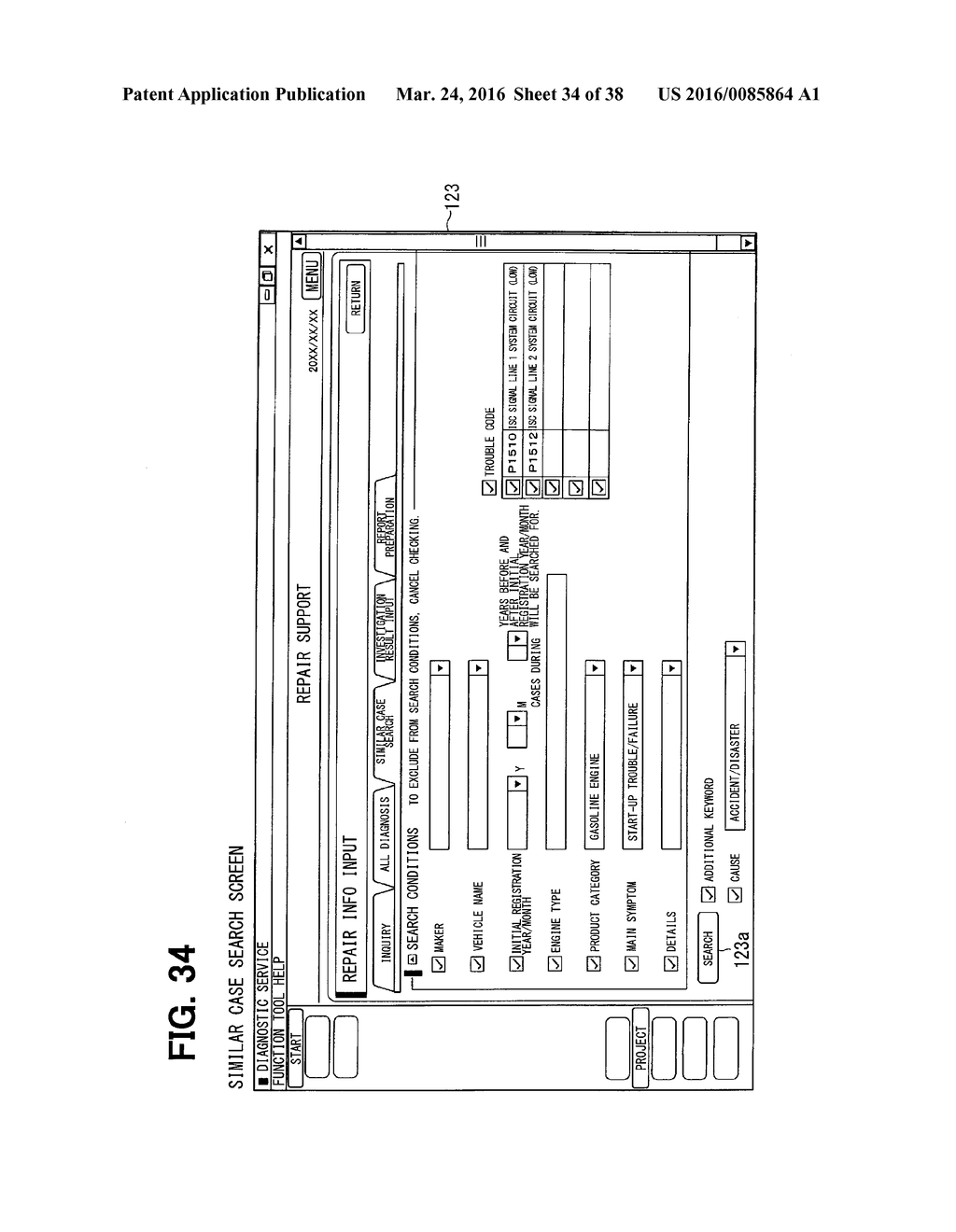 VEHICLE-REPAIR SUPPORT SYSTEM, SERVER, AND COMPUTER PROGRAM - diagram, schematic, and image 35