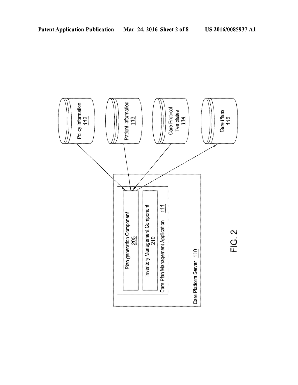 CARE PLAN ADMINISTRATION USING THRESHOLDS - diagram, schematic, and image 03