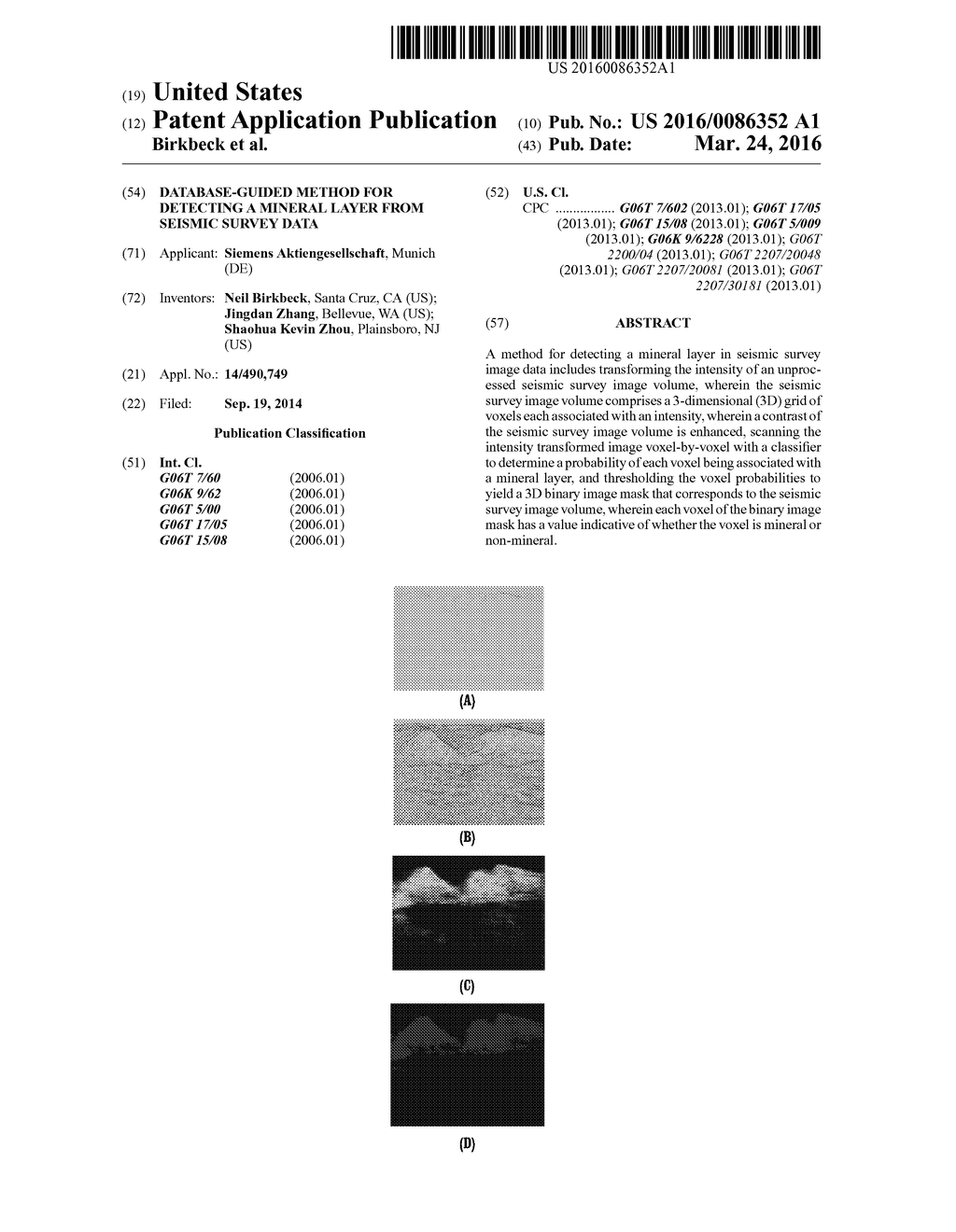 DATABASE-GUIDED METHOD FOR DETECTING A MINERAL LAYER FROM SEISMIC SURVEY     DATA - diagram, schematic, and image 01