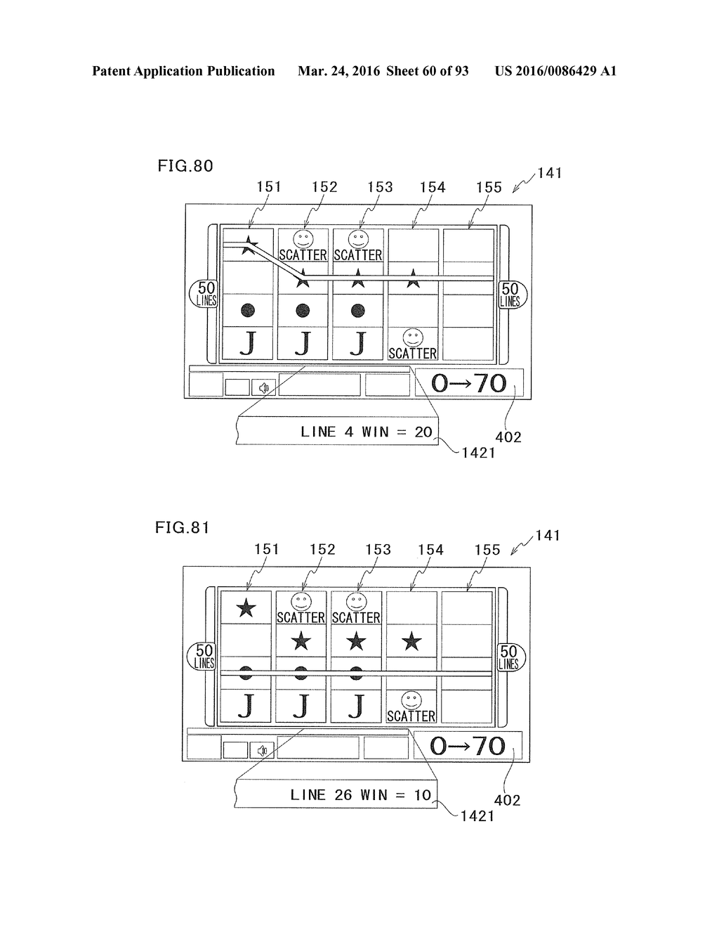 GAMING MACHINE AND GAME CONTROL METHOD - diagram, schematic, and image 61