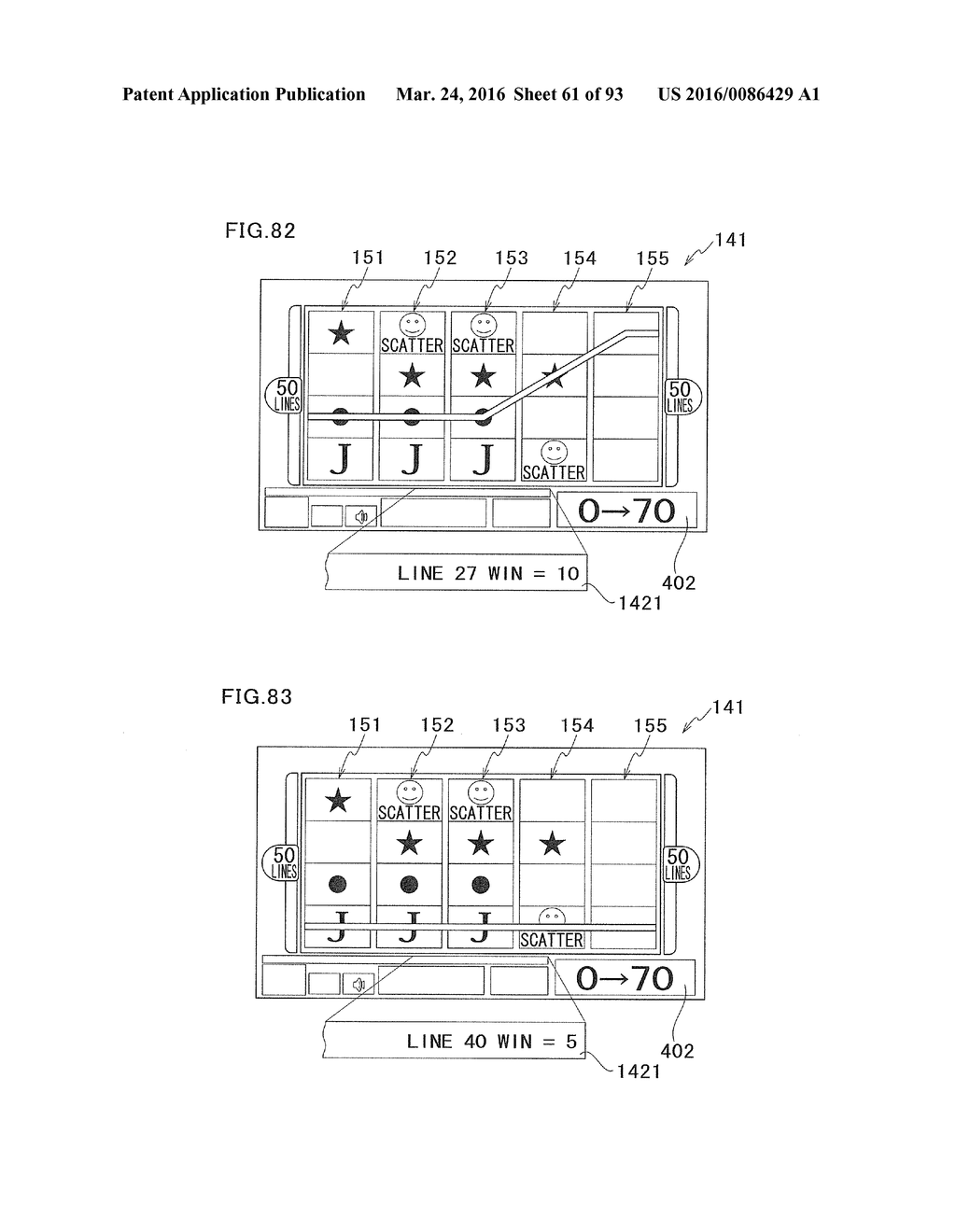 GAMING MACHINE AND GAME CONTROL METHOD - diagram, schematic, and image 62