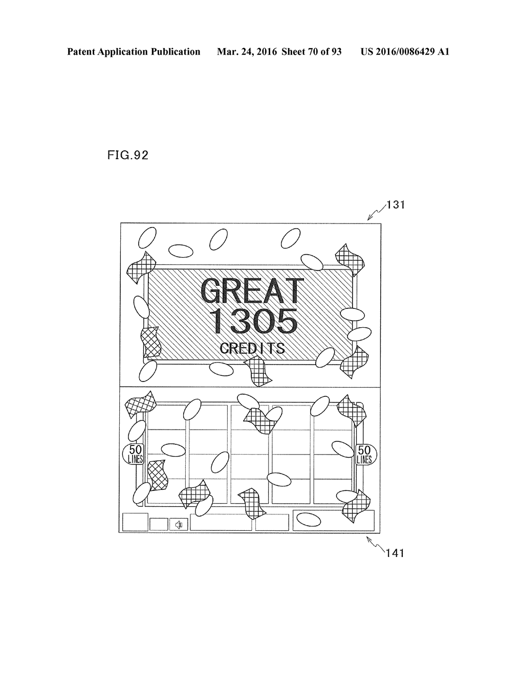 GAMING MACHINE AND GAME CONTROL METHOD - diagram, schematic, and image 71