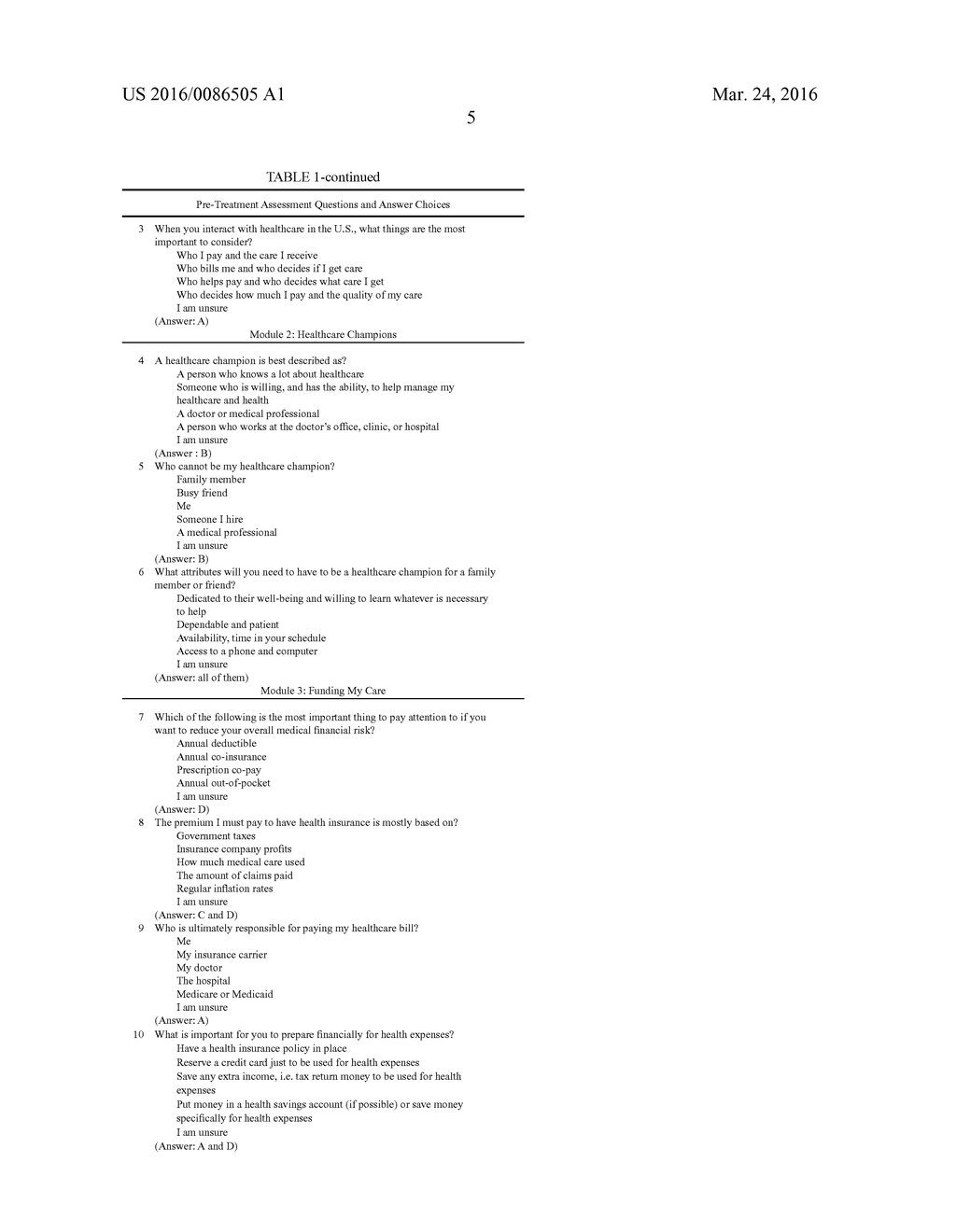 SYSTEM FOR ASSESSING USER KNOWLEDGE ABOUT A HEALTHCARE SYSTEM - diagram, schematic, and image 22