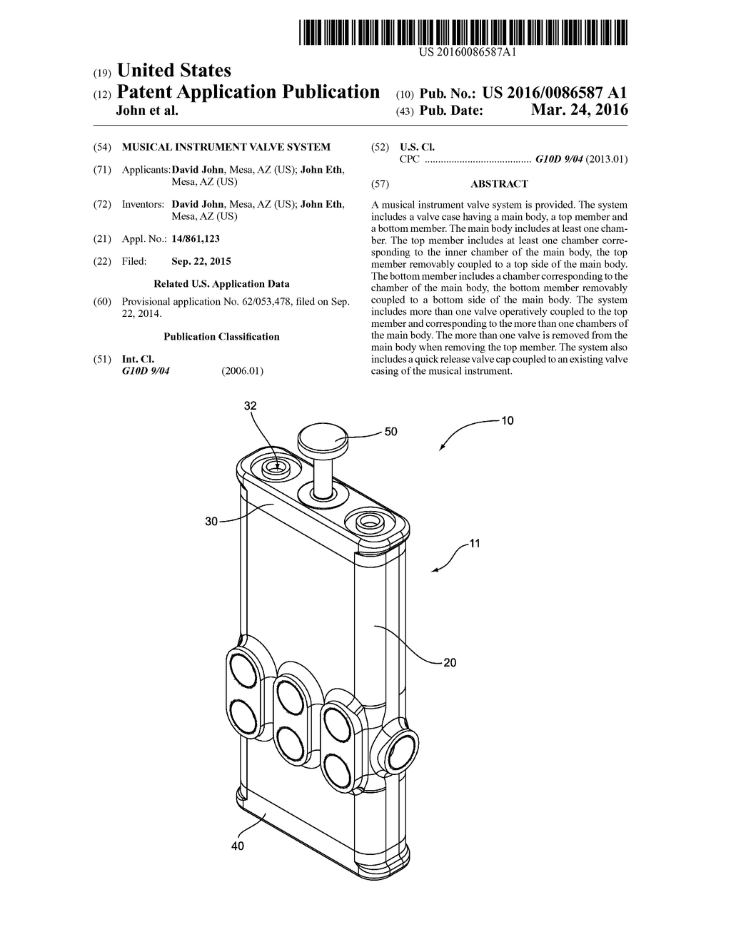 MUSICAL INSTRUMENT VALVE SYSTEM - diagram, schematic, and image 01