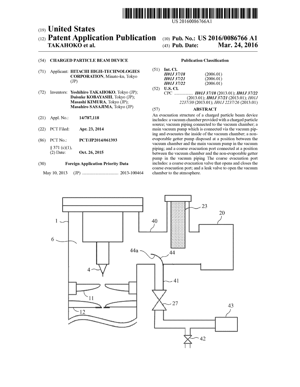 Charged Particle Beam Device - diagram, schematic, and image 01