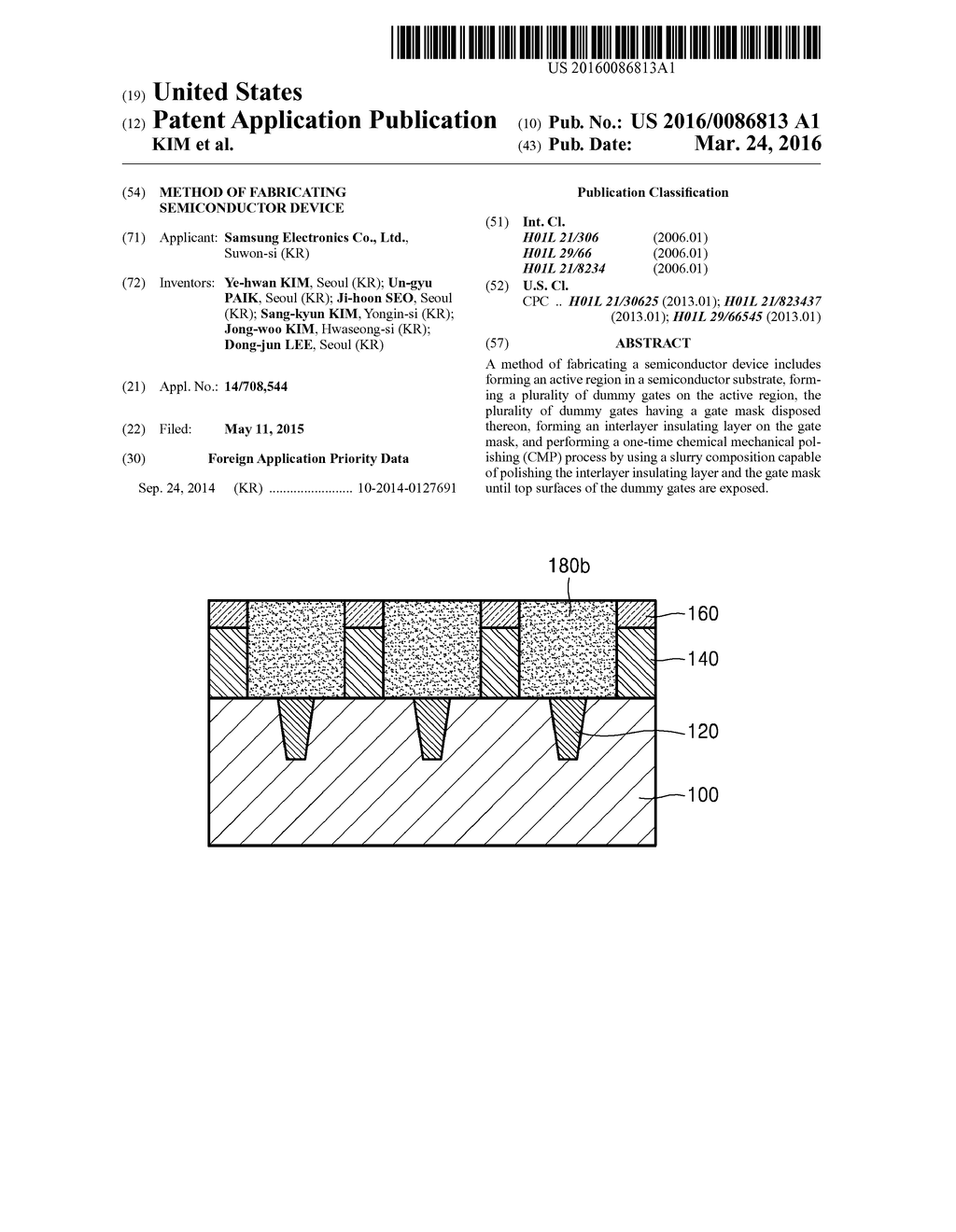 METHOD OF FABRICATING SEMICONDUCTOR DEVICE - diagram, schematic, and image 01