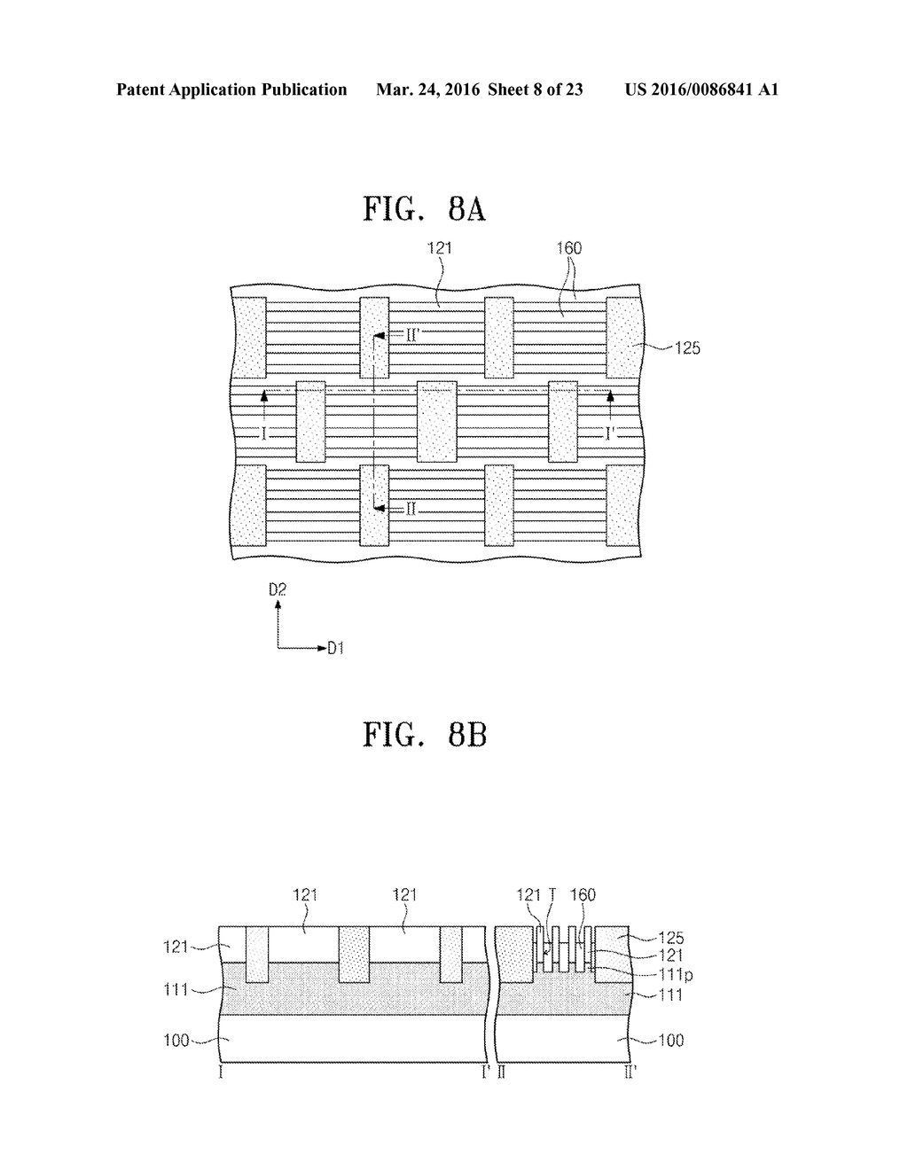METHOD FOR FORMING PATTERN OF SEMICONDUCTOR DEVICE AND SEMICONDUCTOR     DEVICE FORMED USING THE SAME - diagram, schematic, and image 09