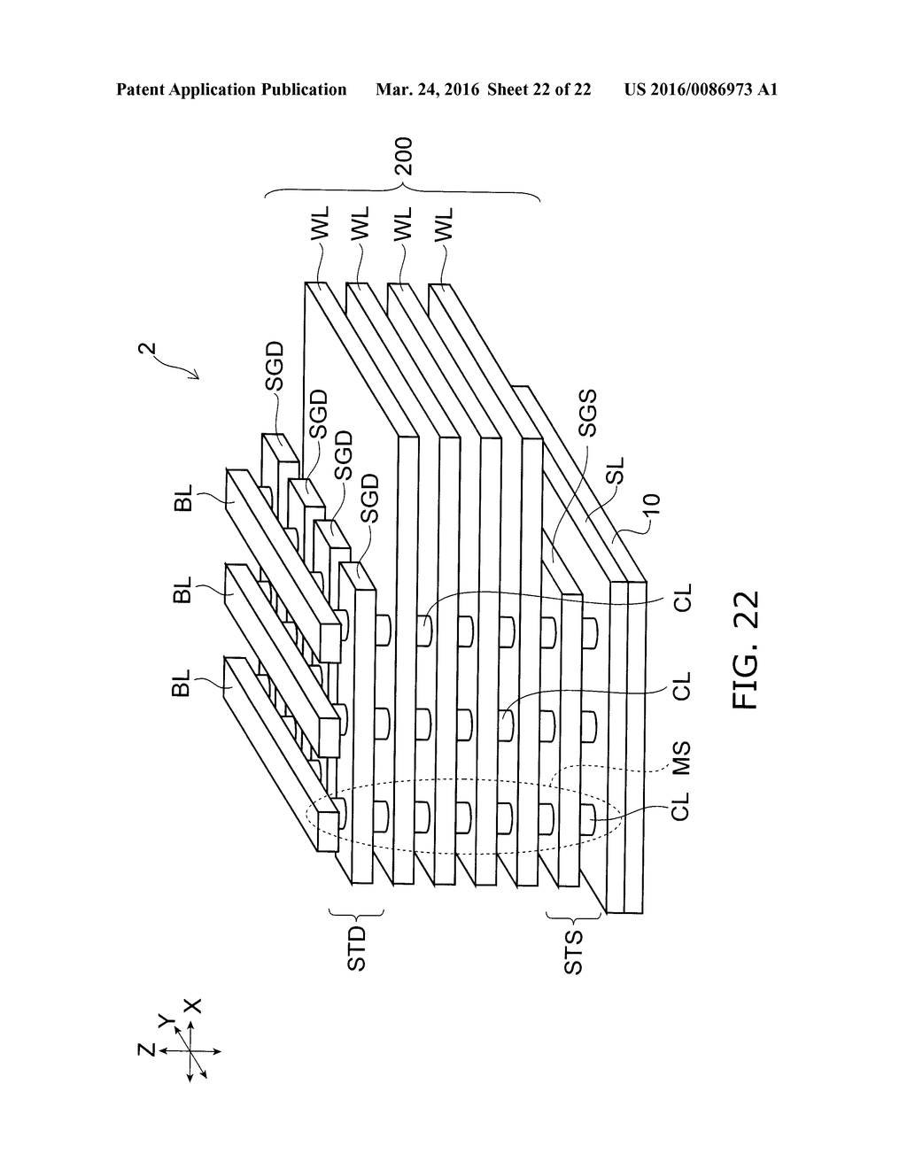SEMICONDUCTOR MEMORY DEVICE AND METHOD FOR MANUFACTURING SAME - diagram, schematic, and image 23