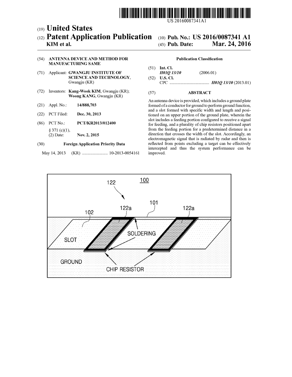 ANTENNA DEVICE AND METHOD FOR MANUFACTURING SAME - diagram, schematic, and image 01