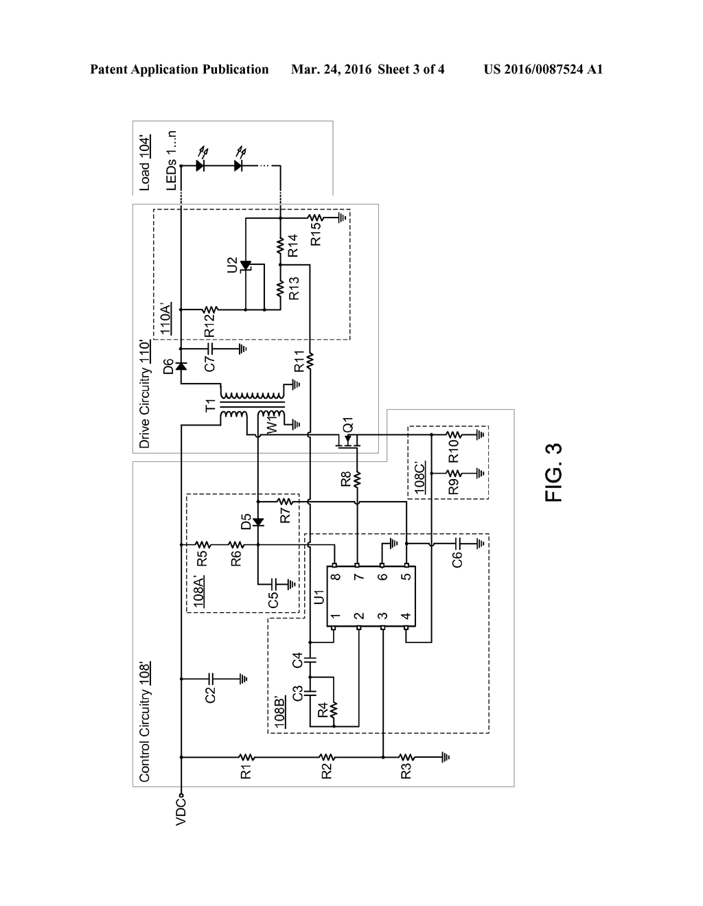 GENERATION OF DRIVE CURRENT INDEPENDENT OF INPUT VOLTAGE - diagram, schematic, and image 04