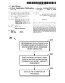 SCALABLE AUTHENTICATION PROCESS SELECTION BASED UPON SENSOR INPUTS diagram and image
