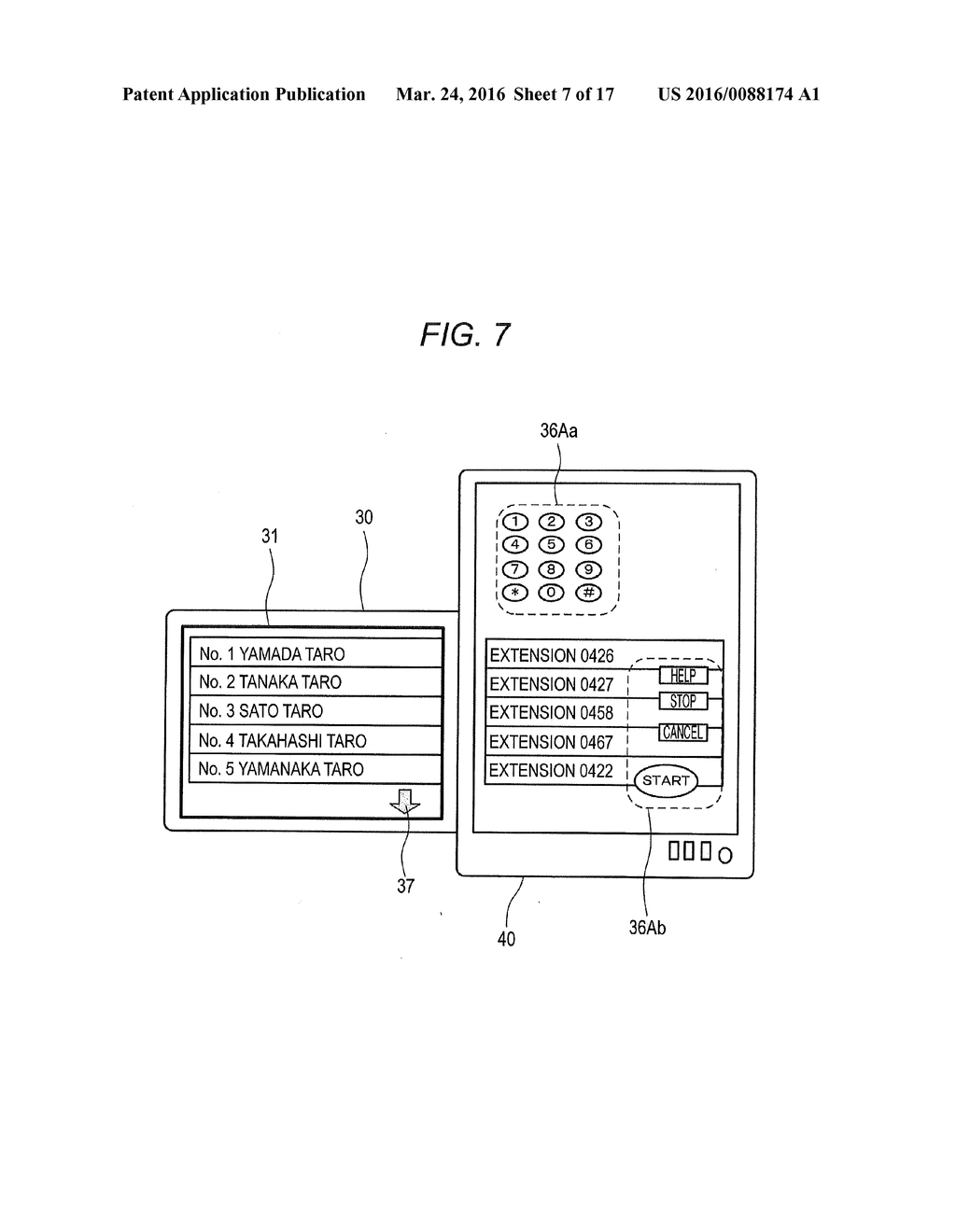 OPERATION DISPLAY APPARATUS, PORTABLE TERMINAL, PROGRAMS THEREFOR, AND     OPERATION DISPLAY SYSTEM - diagram, schematic, and image 08