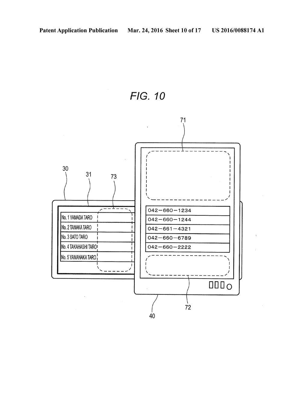 OPERATION DISPLAY APPARATUS, PORTABLE TERMINAL, PROGRAMS THEREFOR, AND     OPERATION DISPLAY SYSTEM - diagram, schematic, and image 11