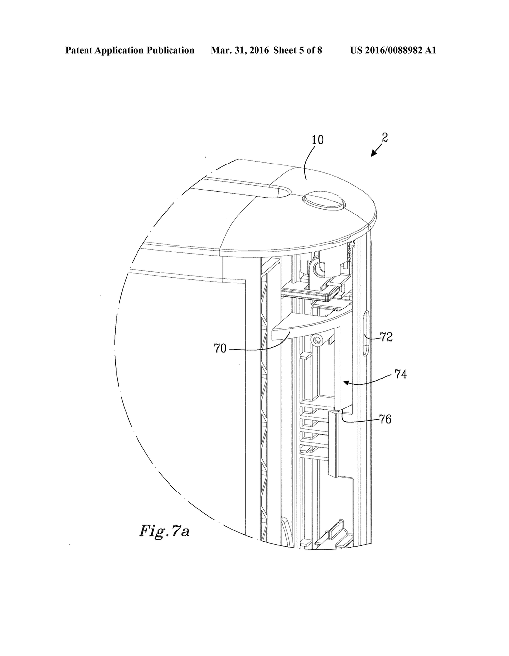 DISPENSER AND METHOD OF REFILLING DISPENSER - diagram, schematic, and image 06