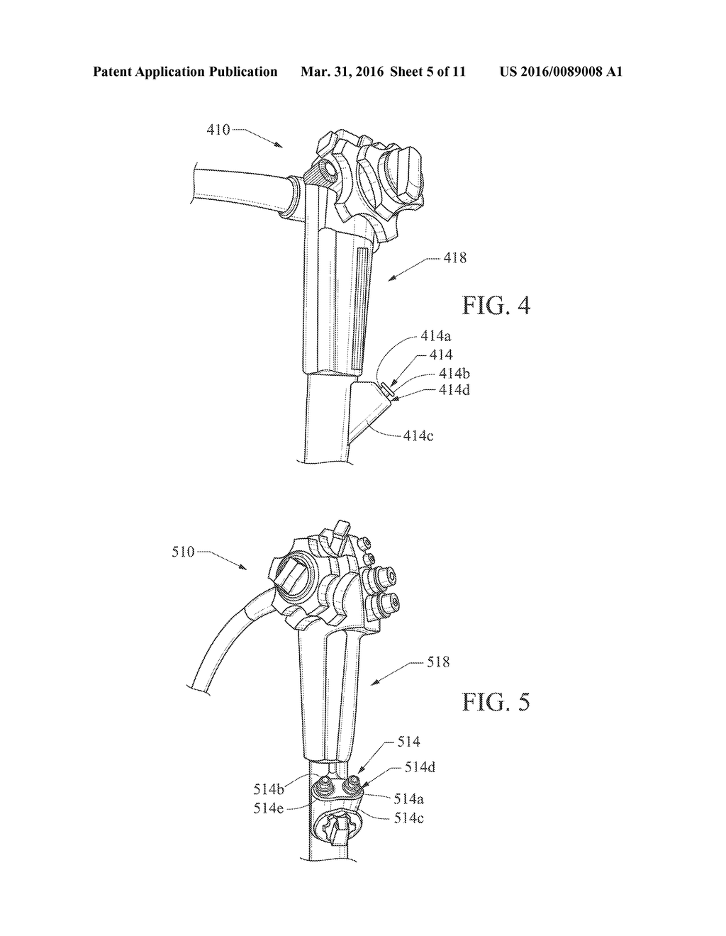 ENDOSCOPE MOUNTABLE VISUALIZATION DEVICE QUICK-CONNECT/RELEASE HANDLE     ATTACHMENT MECHANISM - diagram, schematic, and image 06