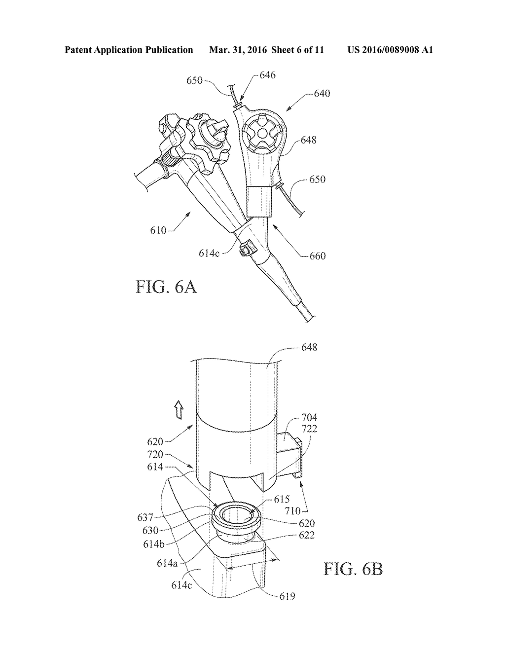 ENDOSCOPE MOUNTABLE VISUALIZATION DEVICE QUICK-CONNECT/RELEASE HANDLE     ATTACHMENT MECHANISM - diagram, schematic, and image 07