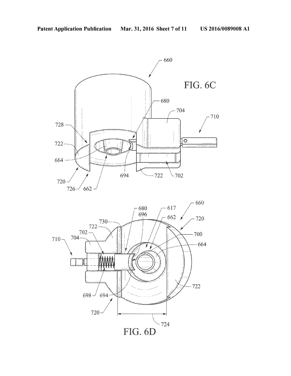 ENDOSCOPE MOUNTABLE VISUALIZATION DEVICE QUICK-CONNECT/RELEASE HANDLE     ATTACHMENT MECHANISM - diagram, schematic, and image 08