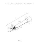 Ultrasonic blade with static casing diagram and image