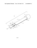 Ultrasonic blade with static casing diagram and image